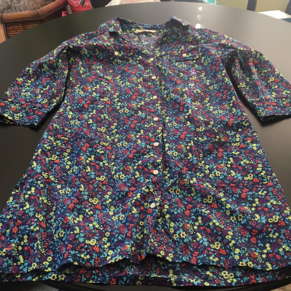 Bright colorful floral Old Navy dress